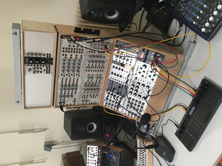 Vue rapprochée modulaire eurorack